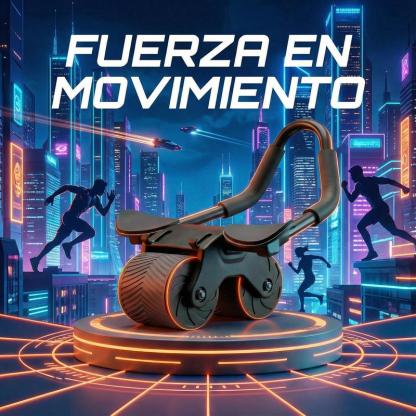 Nueva rueda abdominal con soporte de codo y rodillera, equipo de ejercicio automático para fortalecer los músculos del tronco - Rueda abdominal de rebote para hombres y mujeres