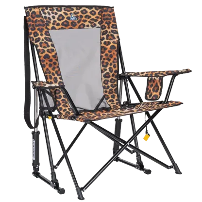 Silla Mecedora Cómoda - Estampado Leopardo