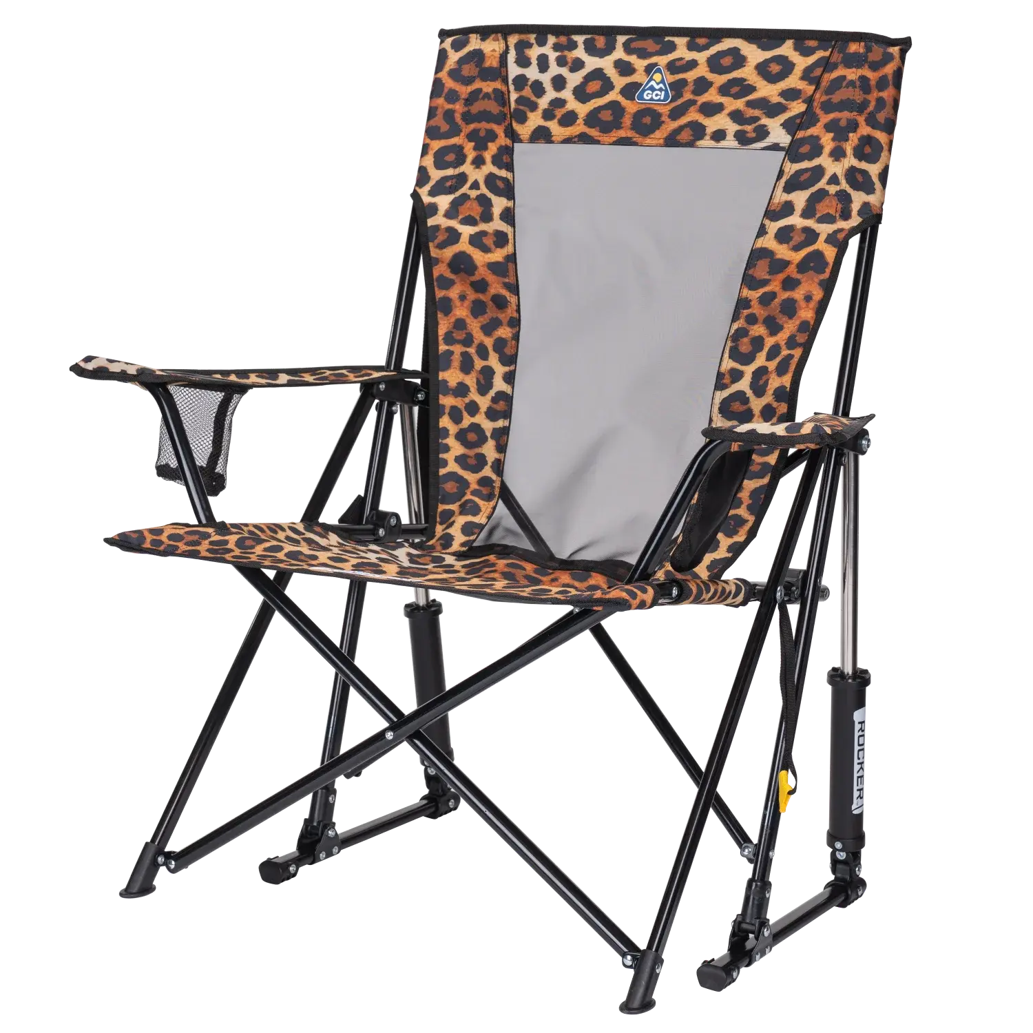 Silla Mecedora Cómoda - Estampado Leopardo
