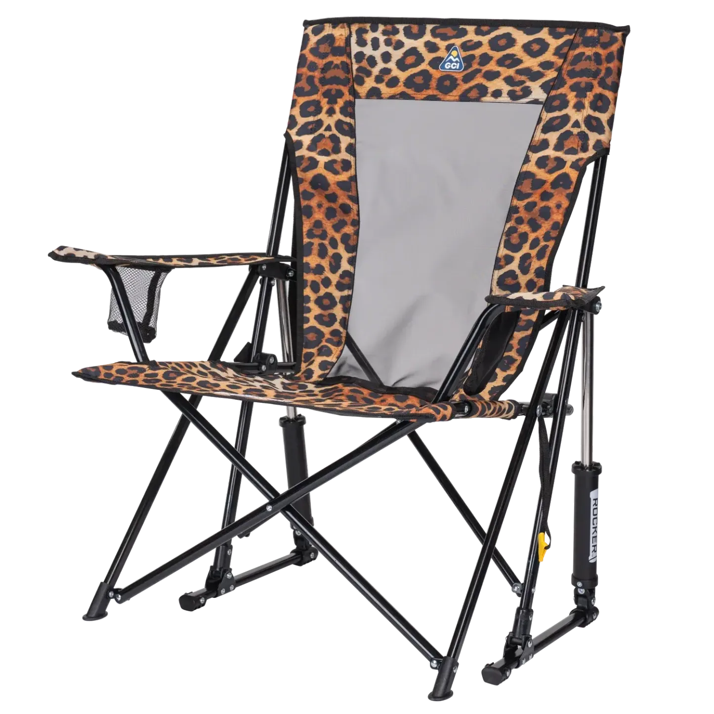 Silla Mecedora Cómoda - Estampado Leopardo