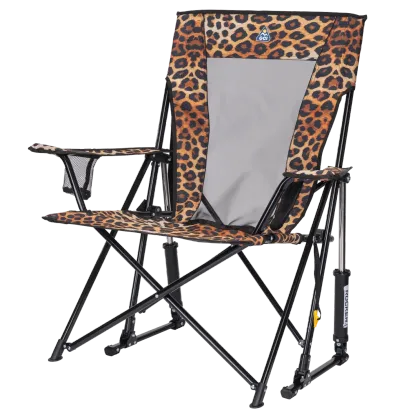 Silla Mecedora Cómoda - Estampado Leopardo