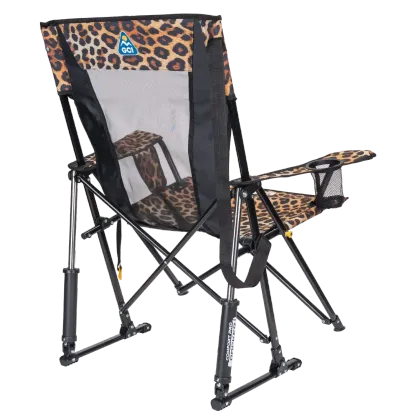 Silla Mecedora Cómoda - Estampado Leopardo