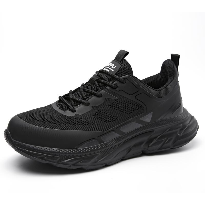 Zapatos de Seguridad con Punta de Acero para Hombre y Mujer, Ligeros y Transpirables, Antiperforación, Antigolpes, Suela EVA para Trabajo Industrial y Exterior