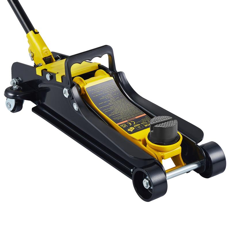 Oferta especial de un solo día: gato hidráulico de perfil bajo de 2.5 toneladas, acero reforzado de alta resistencia, bomba hidráulica de pistón simple, ofertas para ti.