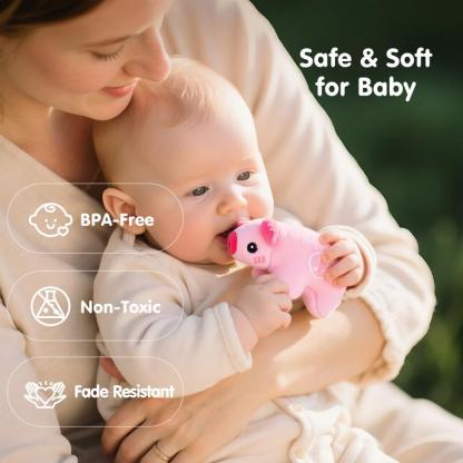 Juguete Educativo Sensorial para Bebés de 6 Meses a 1 Año, Set de Granja y Animales de Peluche con Sonidos y Palabras, Ideal para Aprendizaje Montessori y Regalo