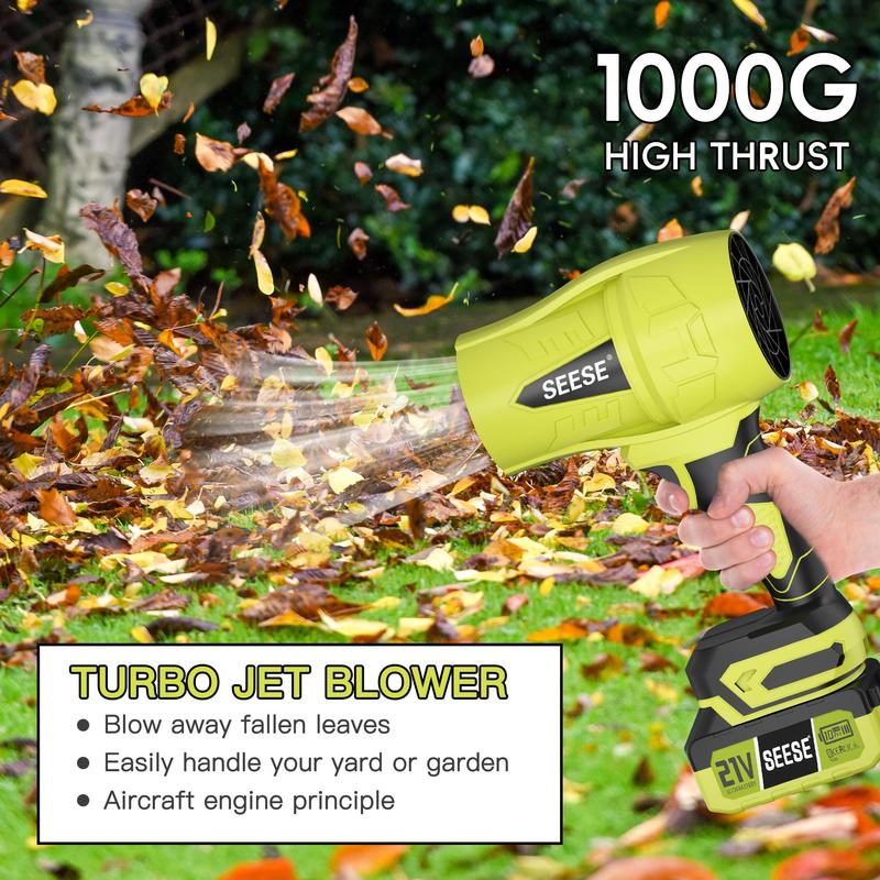 Kit Inalámbrico 2 en 1 21V, Hidrolavadora 1000 PSI y Soplador Turbo para Auto, Jardín y Hogar