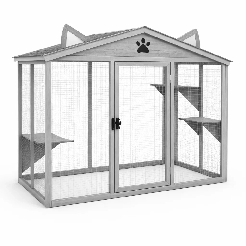 Structures pour chats,Cage pour chats-Decorvaro