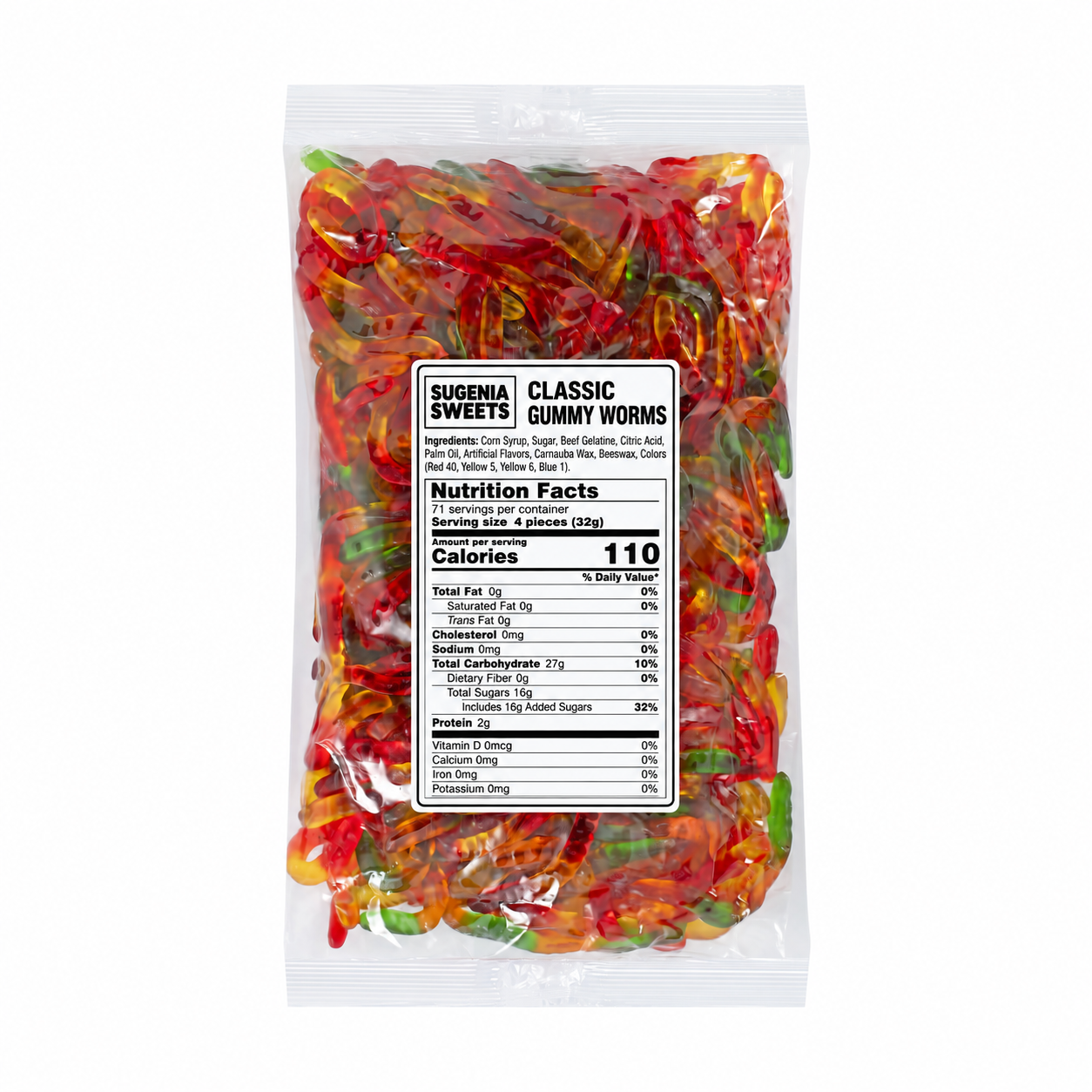 Classic Gummy Worms Candy