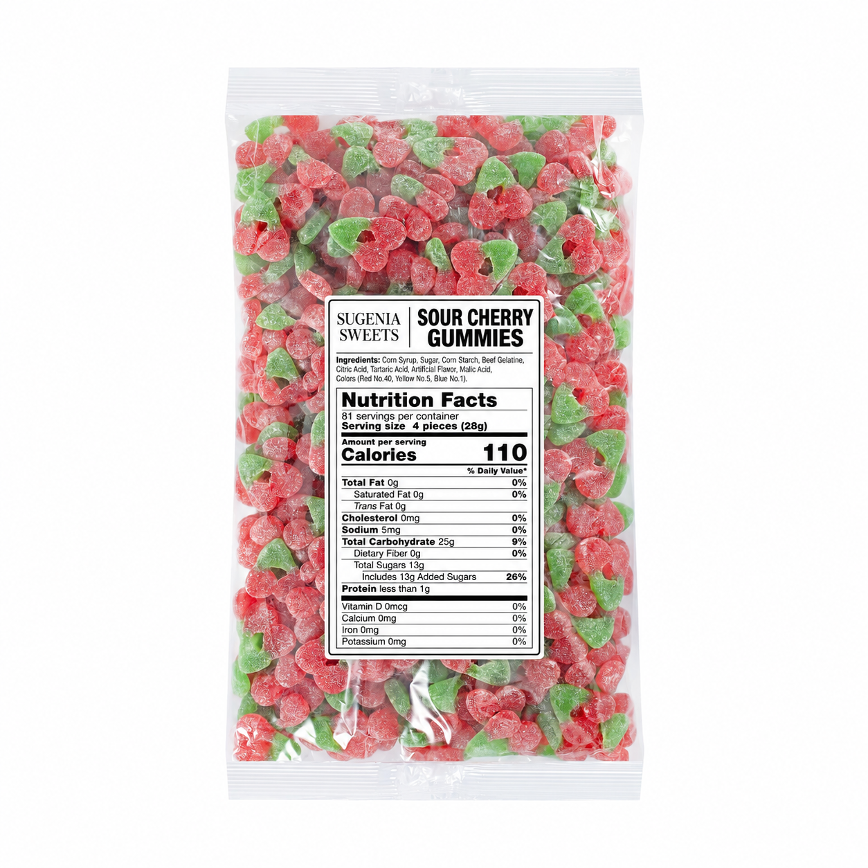Sour Cherry Gummy Candy