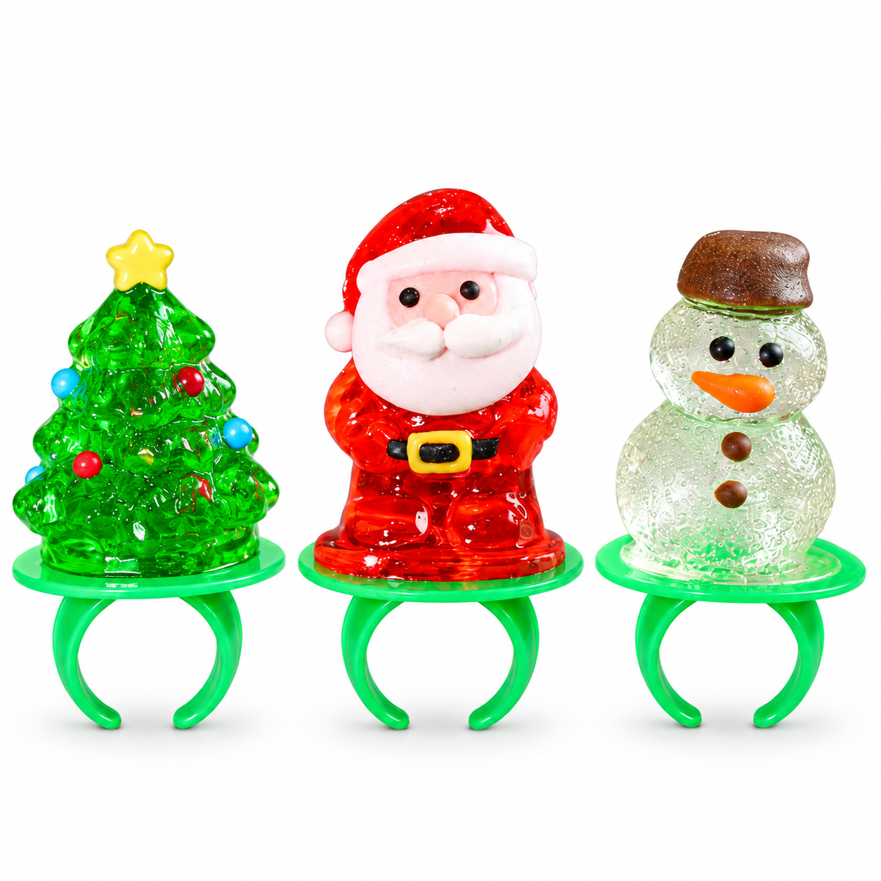 Christmas 3D Character Ring Candy