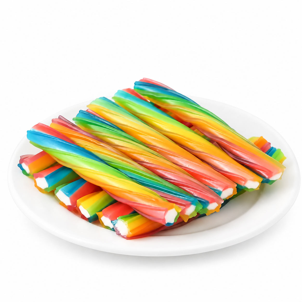 Wholesale Rainbow Soft-Filled Licorice Twists