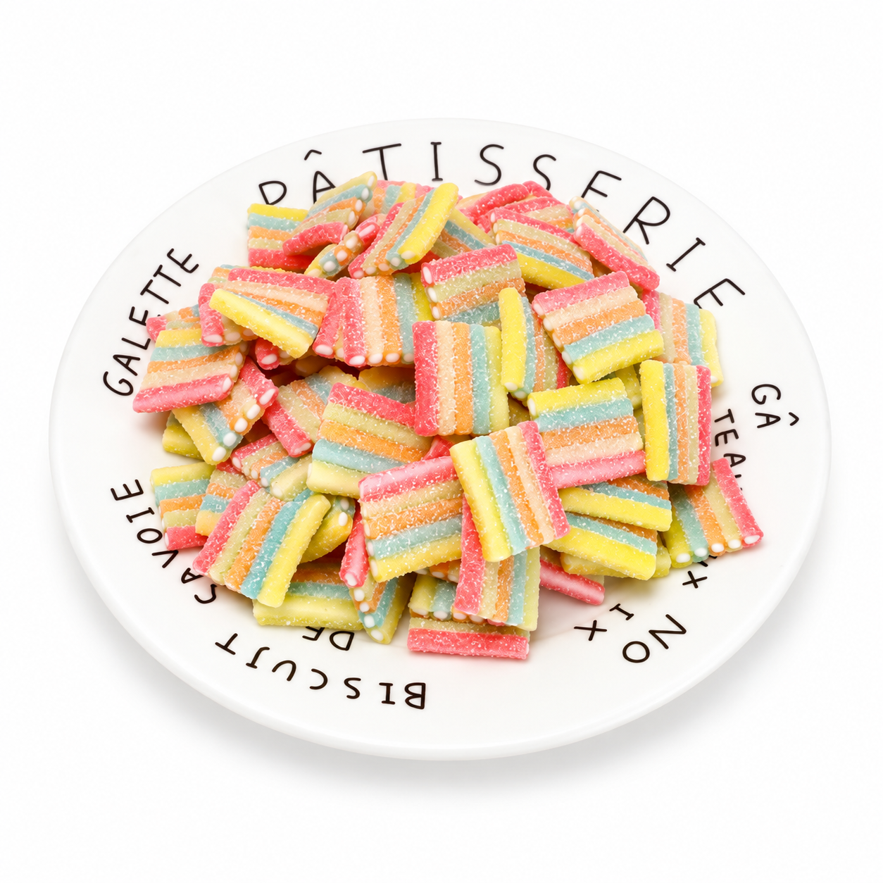 Wholesale Soft-Filled Colorful Sour Belt Bites