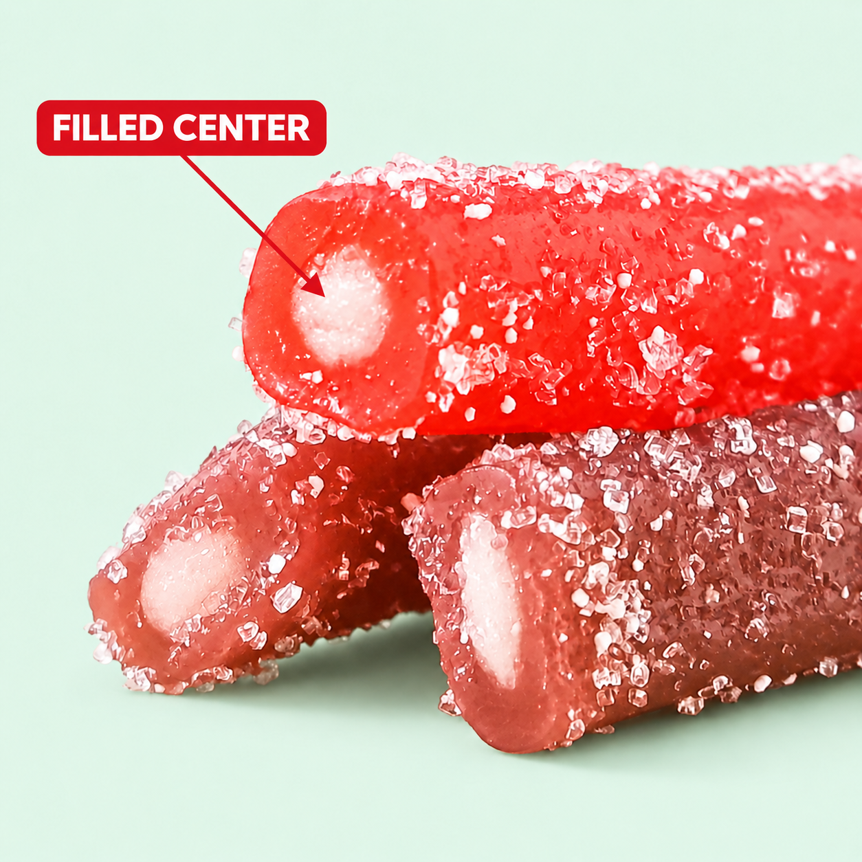 Wholesale Sweet & Sour Center-Filled Licorice Sticks
