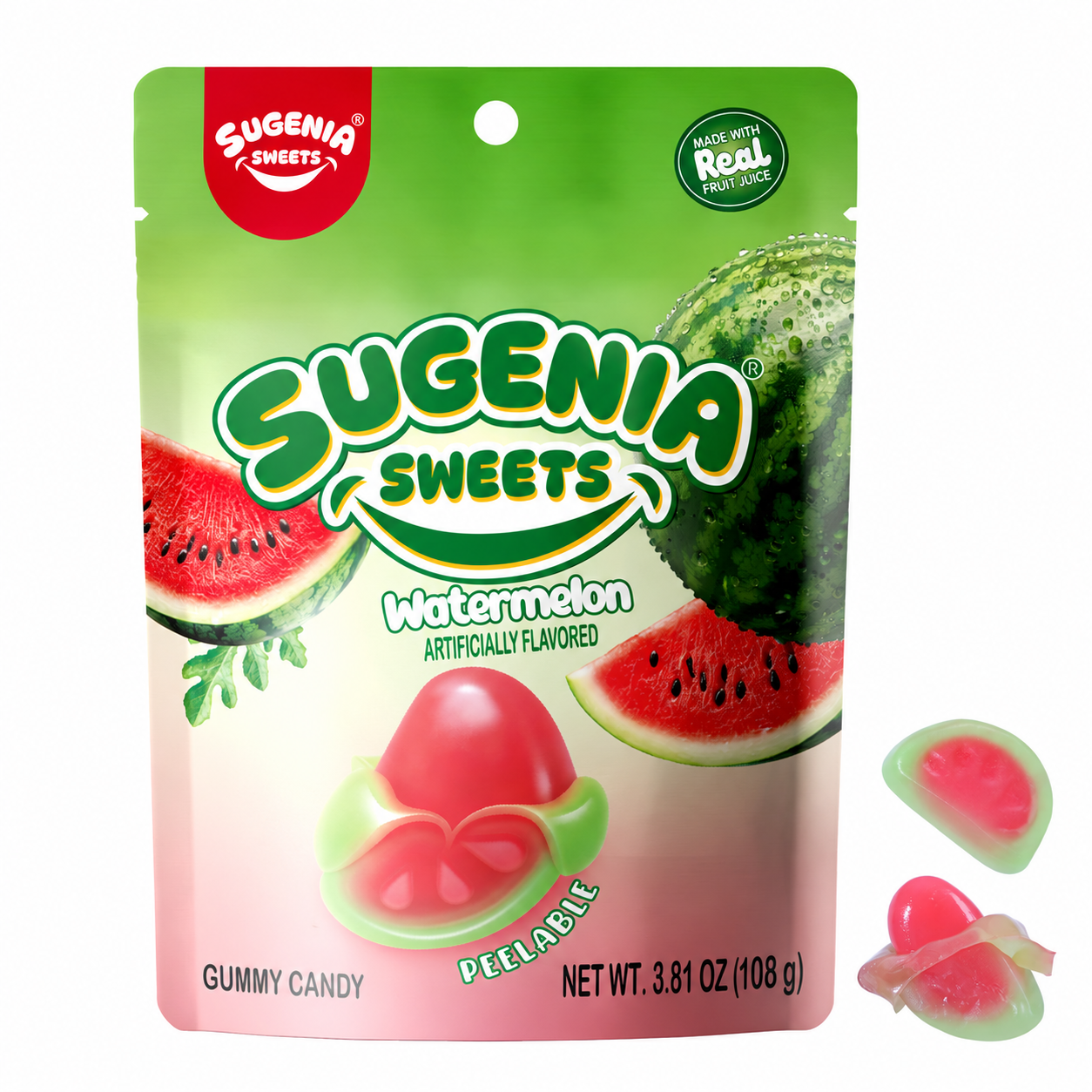 Watermelon Peelable Gummy Candy