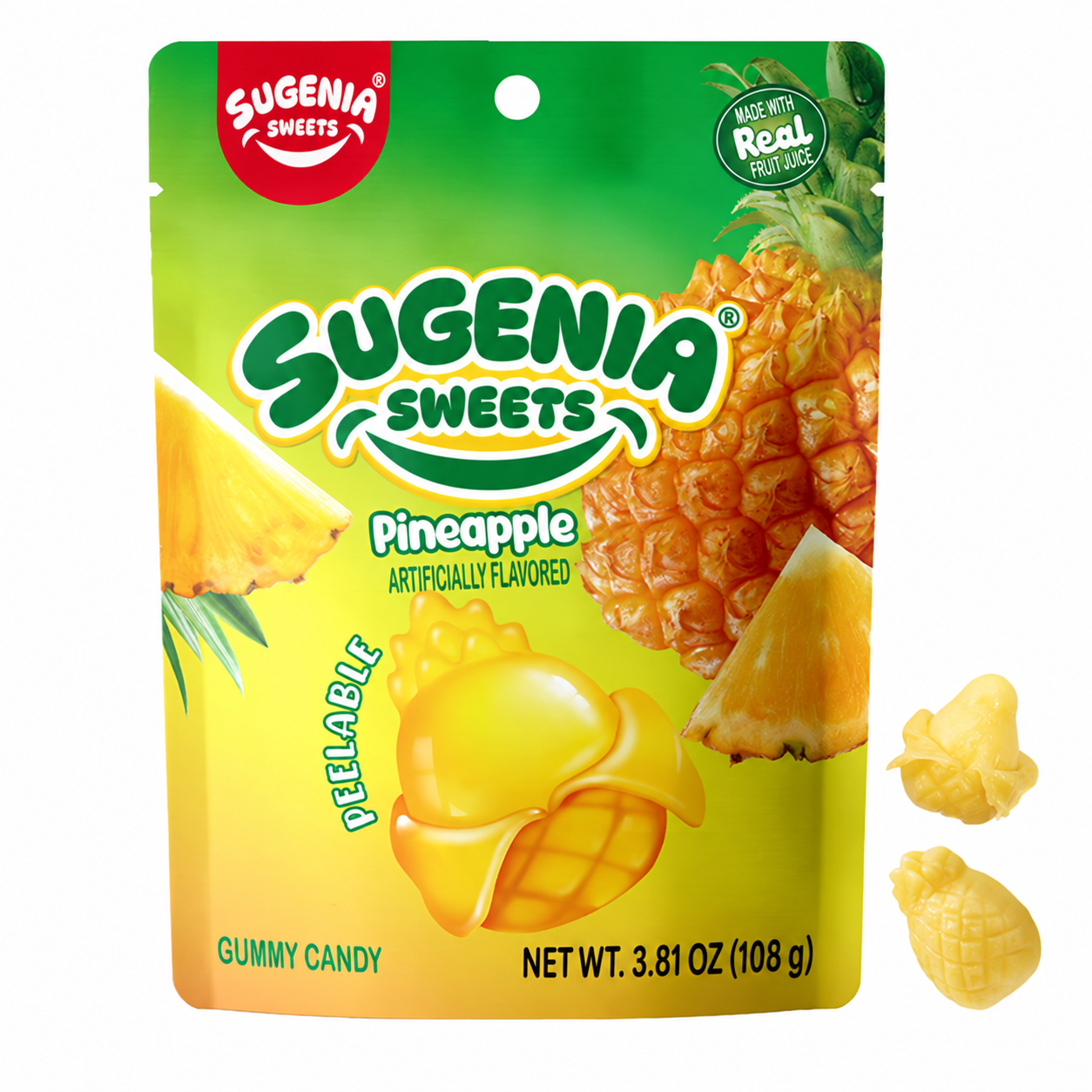 Pineapple Peelable Gummy Candy