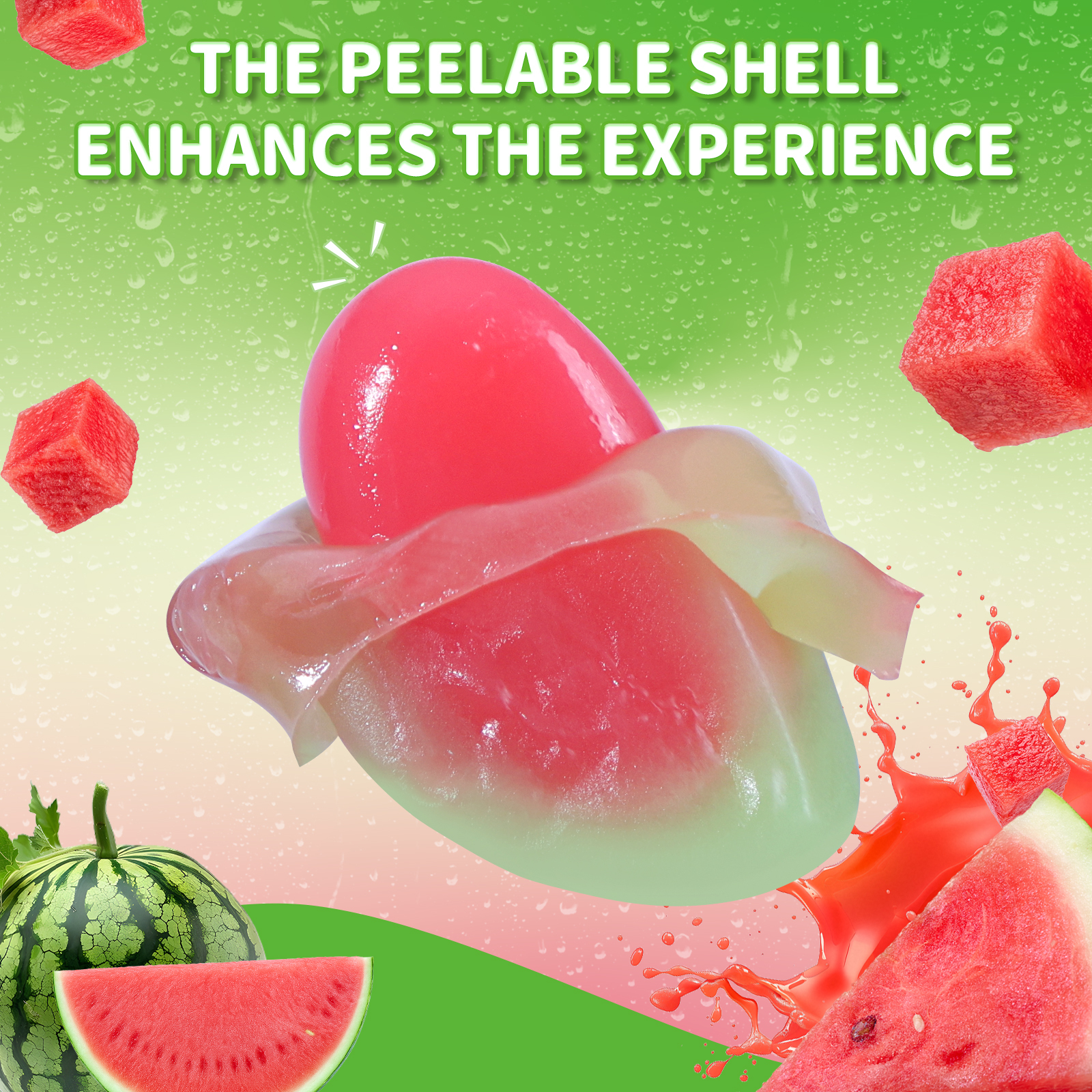 Watermelon Peelable Gummy Candy