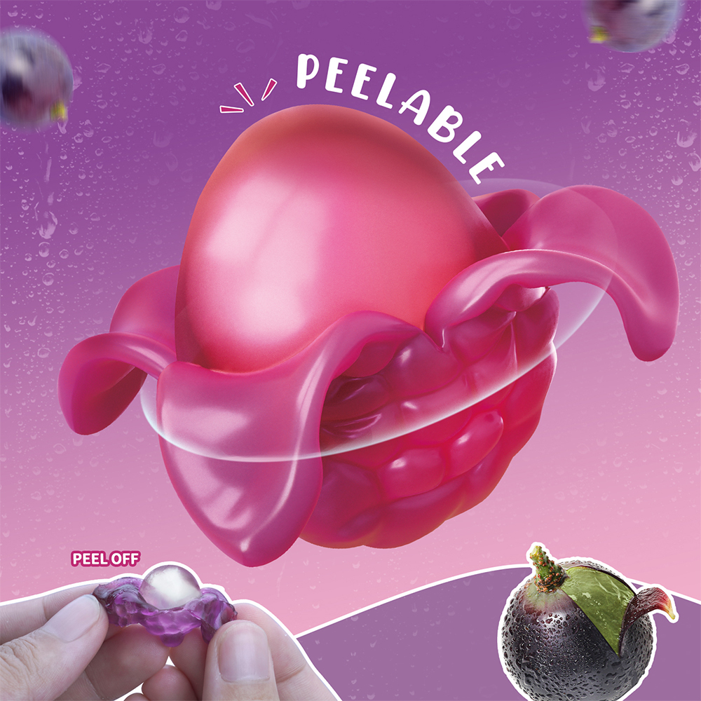 Grape Peelable Gummy Candy