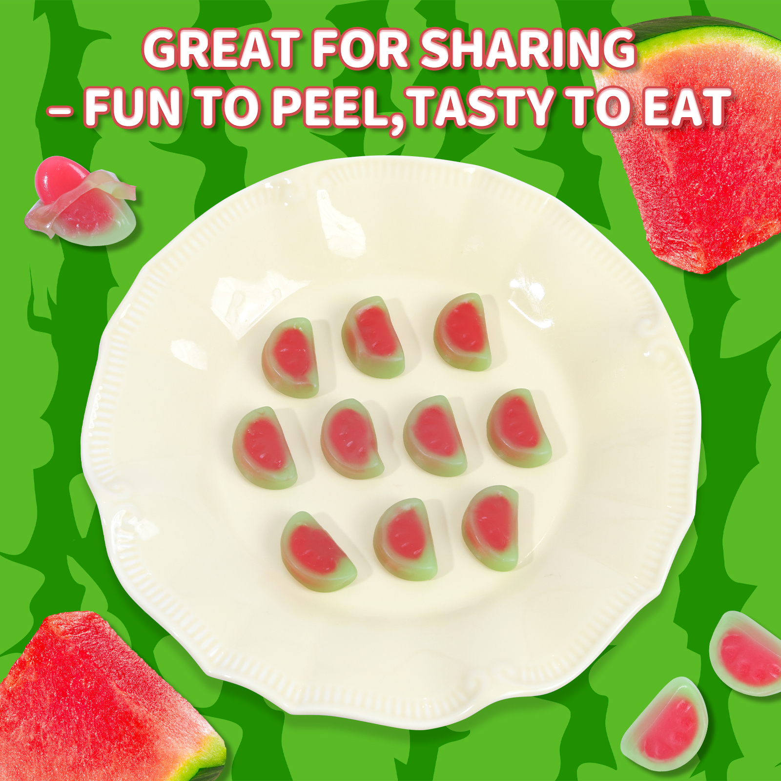Watermelon Peelable Gummy Candy