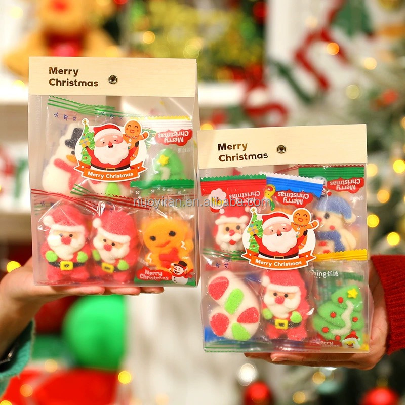 Custom Fun Fruit-Flavored Bulk Gingerbread Man Christmas Gummy Candy