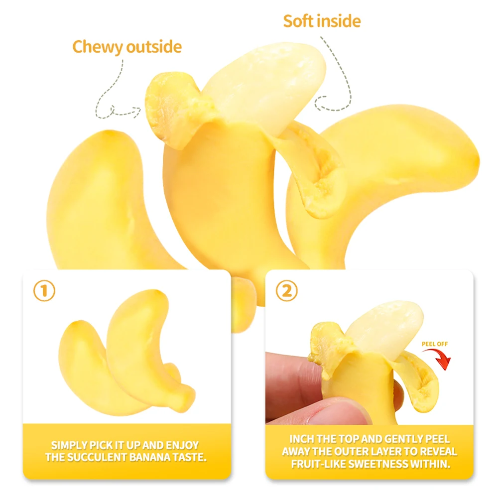 Banana Peelable Gummy Candy