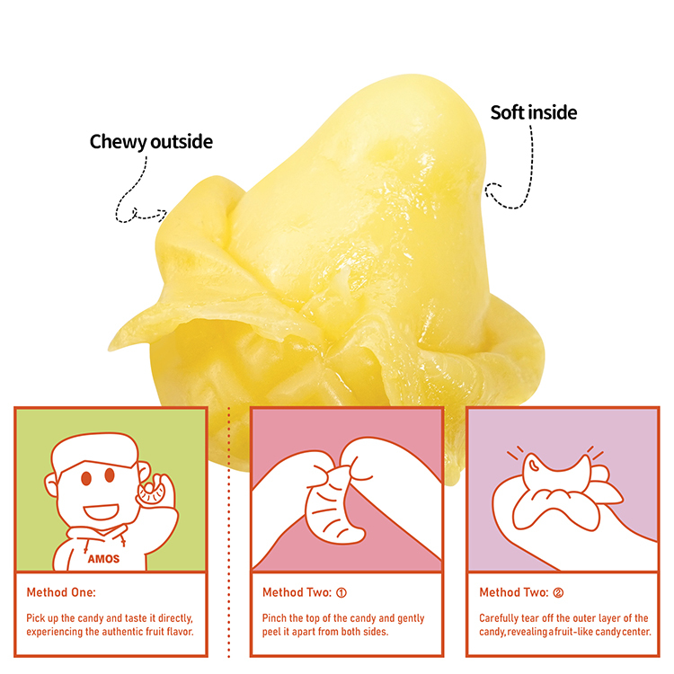 Pineapple Peelable Gummy Candy