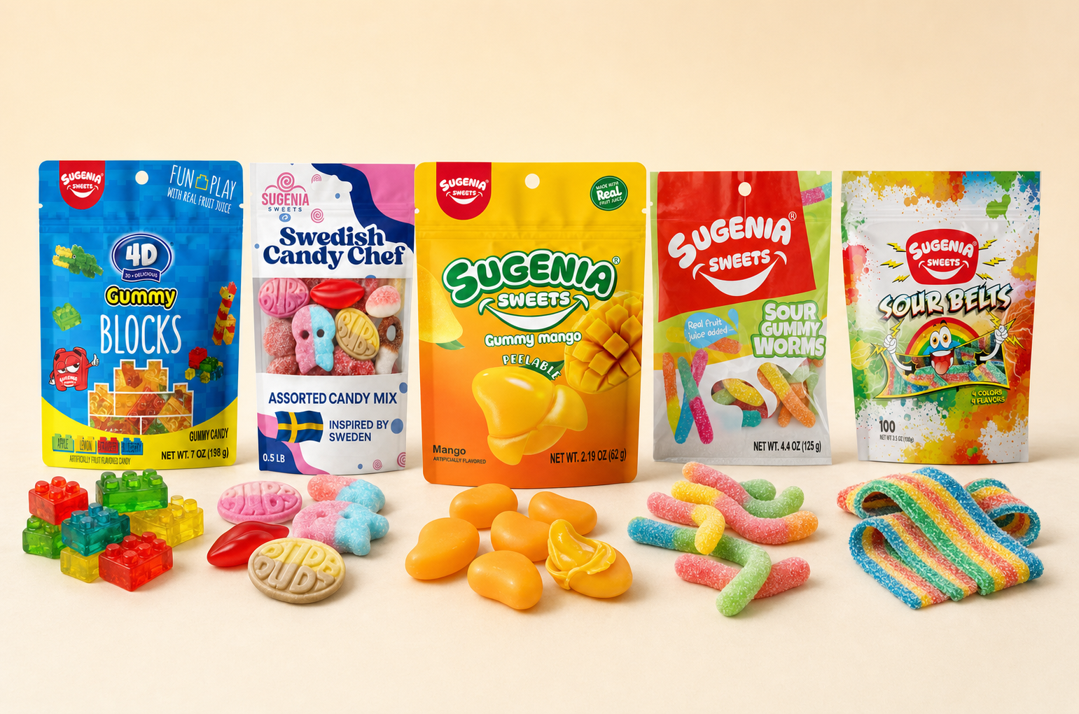 Ready-to-market candy collections