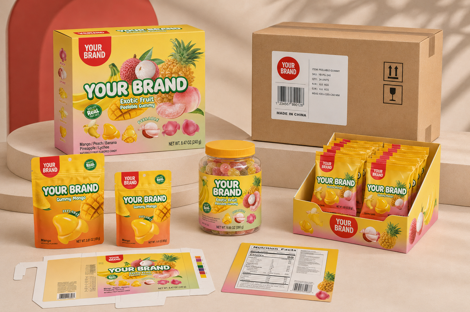 Custom packaging and retail-ready candy solutions