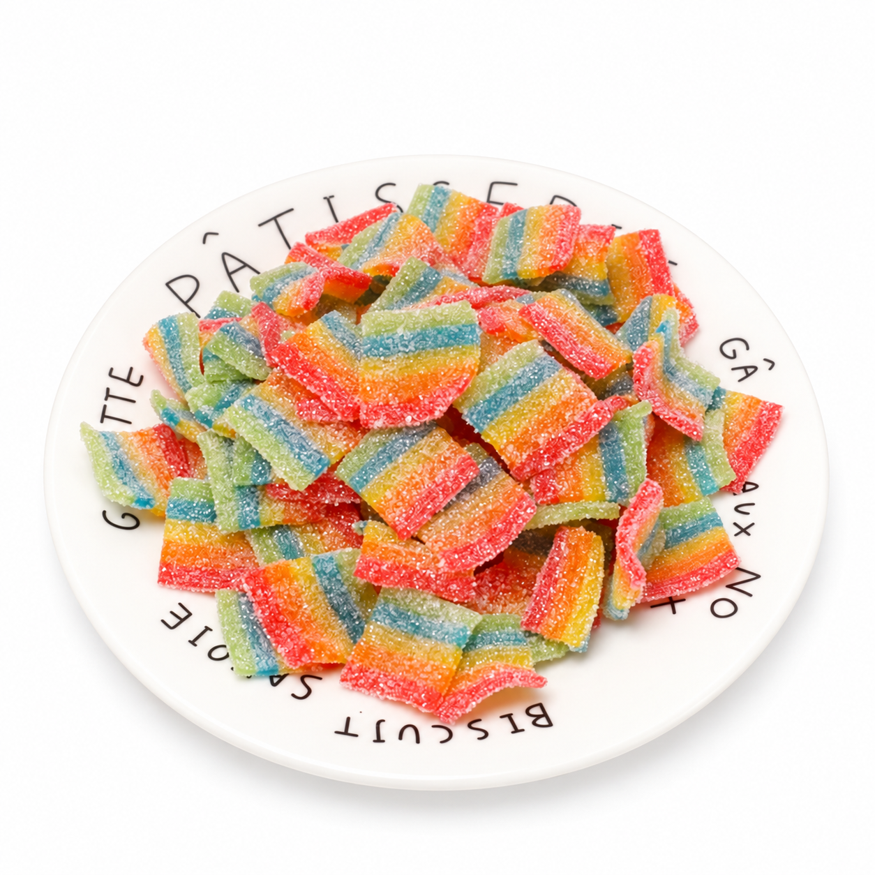 Wholesale Rainbow Sour Belt Bites