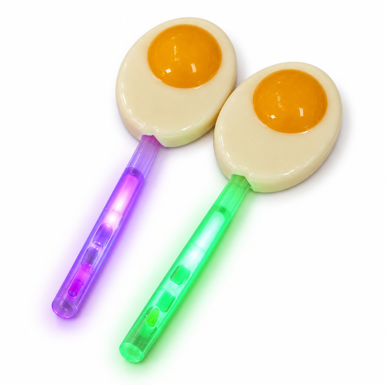 Wholesale Fried Egg-Shaped Glow Stick Lollipops