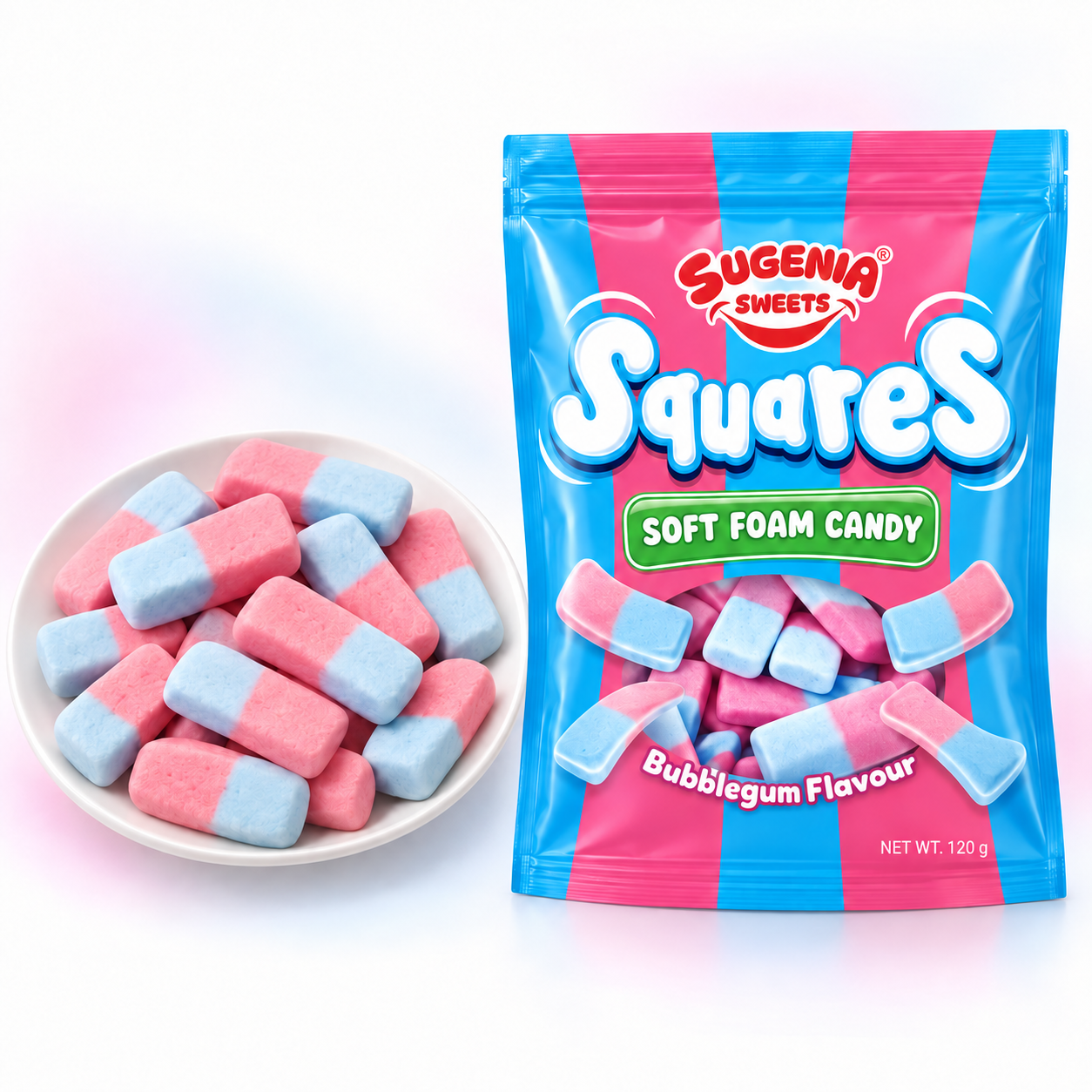 Squashies Chewy Candy - Bubblegum