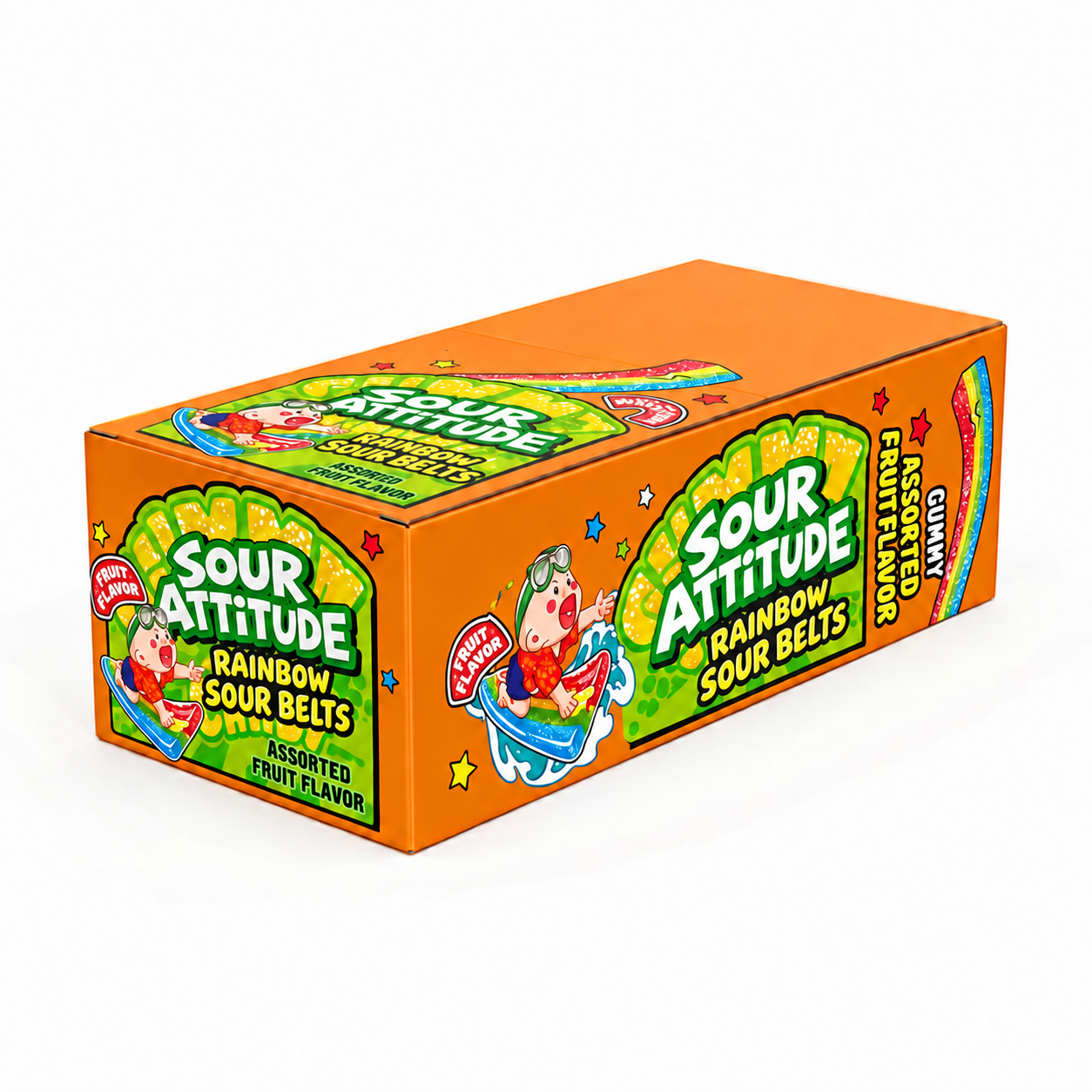 Wholesale Rainbow Sour Belts Candy – Assorted Fruit-Flavored