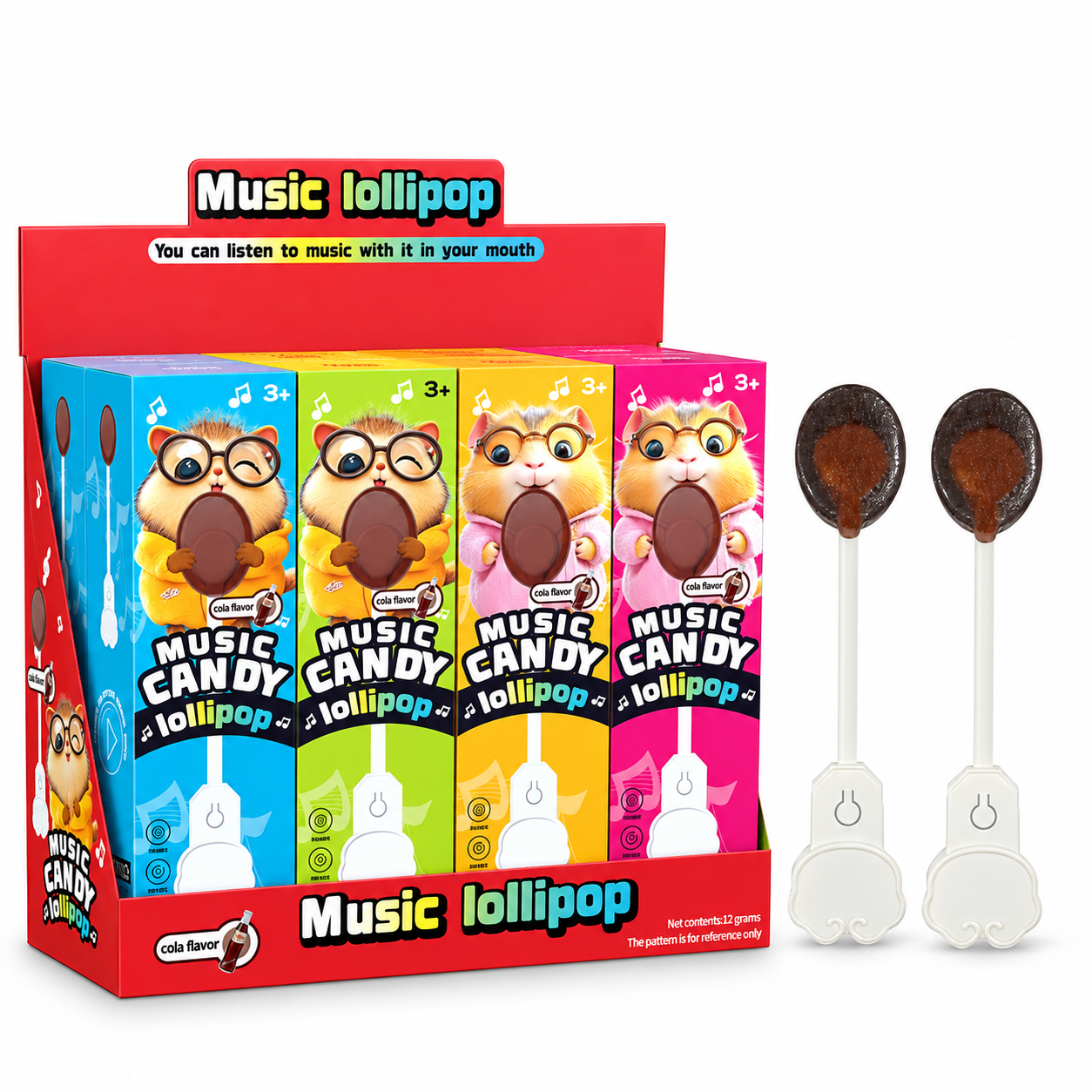Wholesale Cola-Flavored Music Lollipops