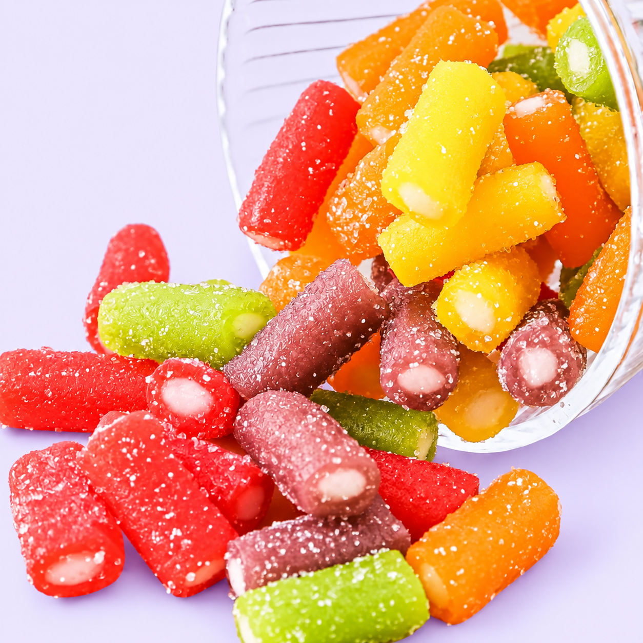 Wholesale Sweet & Sour Center-Filled Licorice Stick Bites