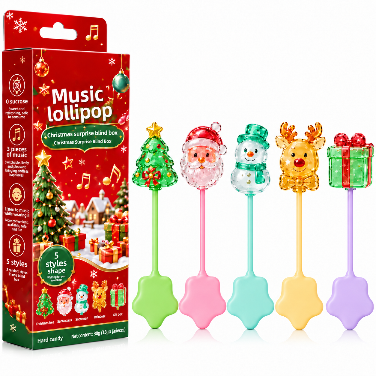 Wholesale Music Lollipops – Assorted & Seasonal Designs
