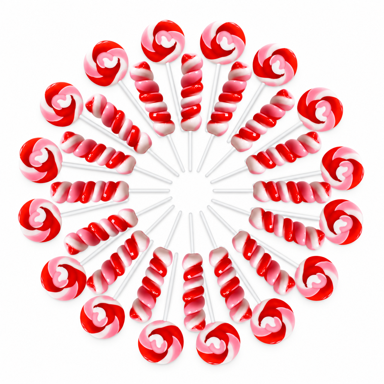 Wholesale Twisty & Swirl Lollipops, Individually Wrapped Bulk Hard Candy