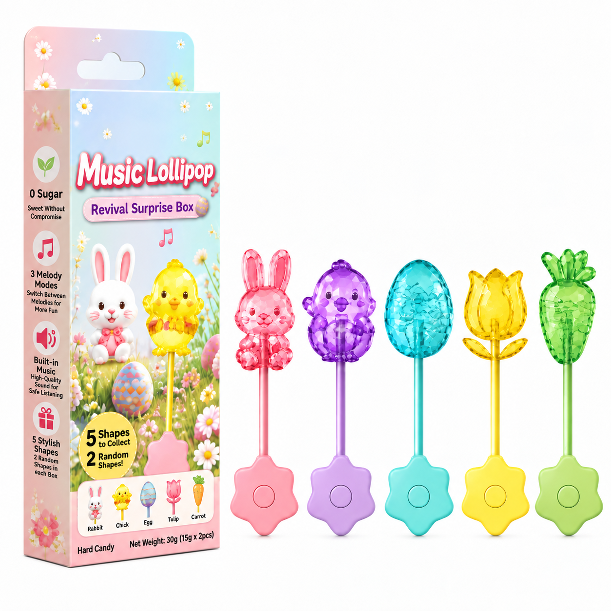 Wholesale Music Lollipops – Assorted & Seasonal Designs