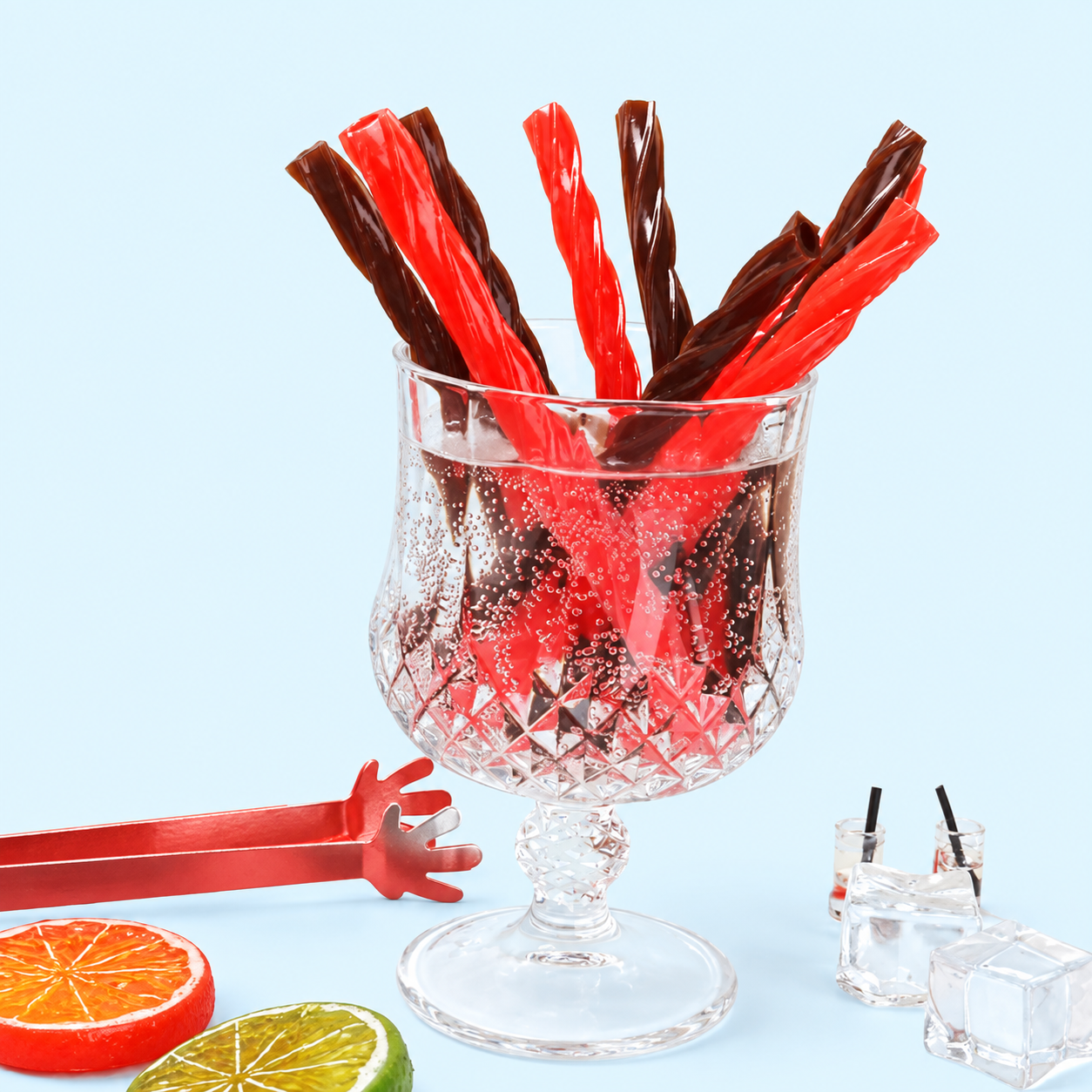 Wholesale Soft Chewy Licorice Twists Candy