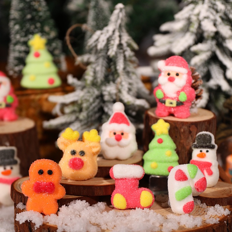 Christmas Decorated Marshmallow Candy Assortment