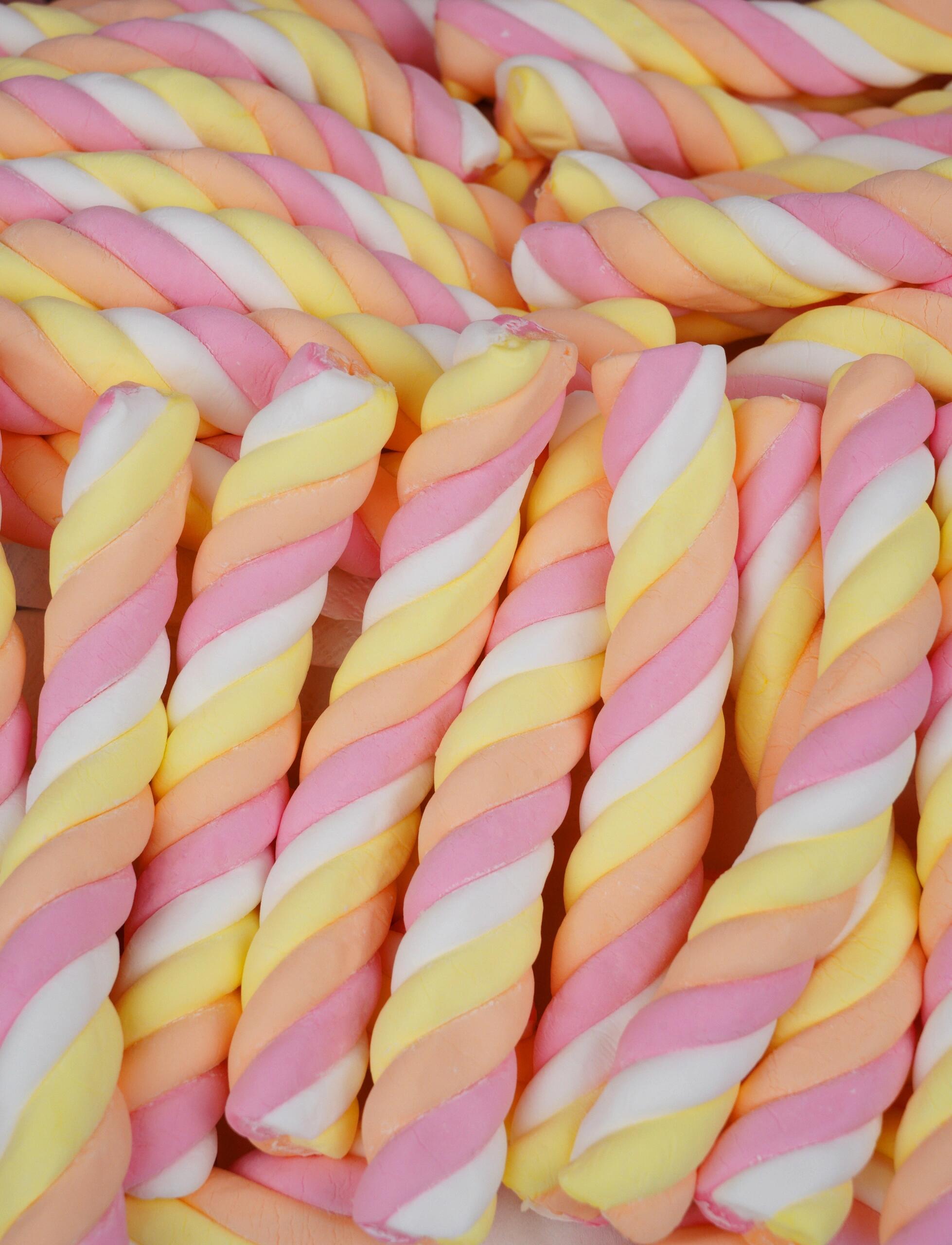 Wholesale Rainbow Twist Marshmallow