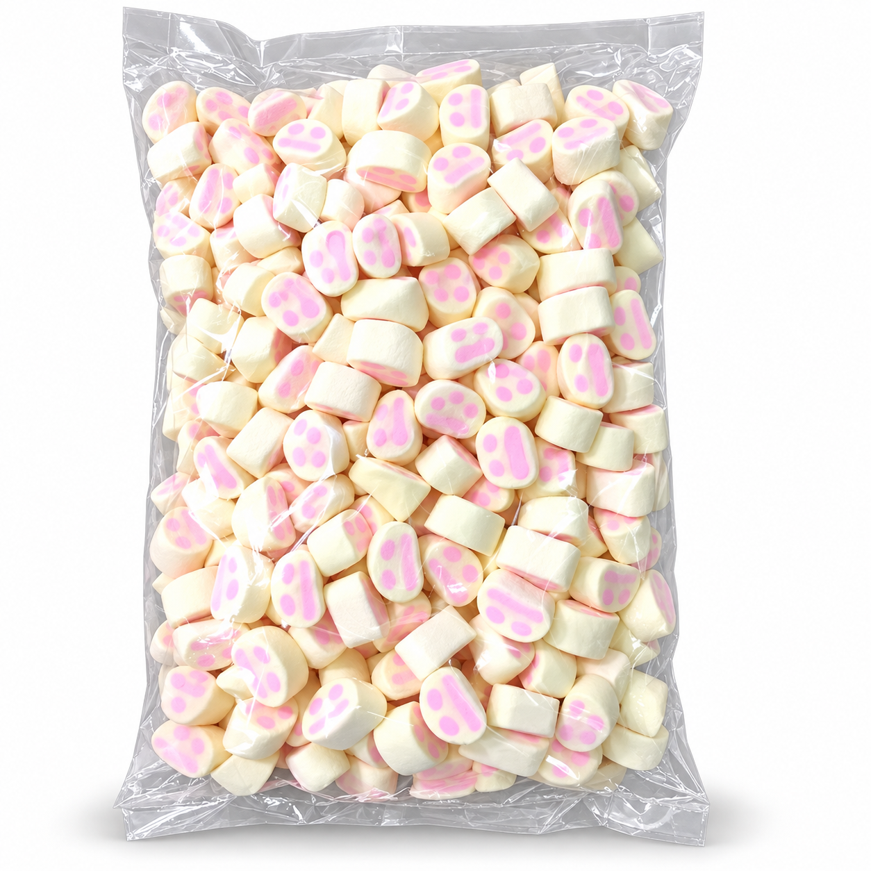Wholesale Pink Smiley-Shaped Marshmallow