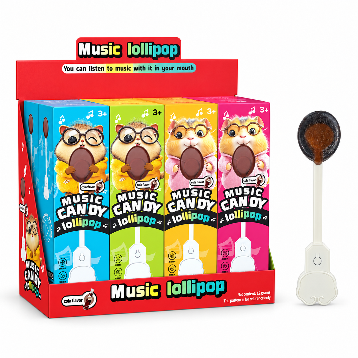 Wholesale Cola-Flavored Music Lollipops