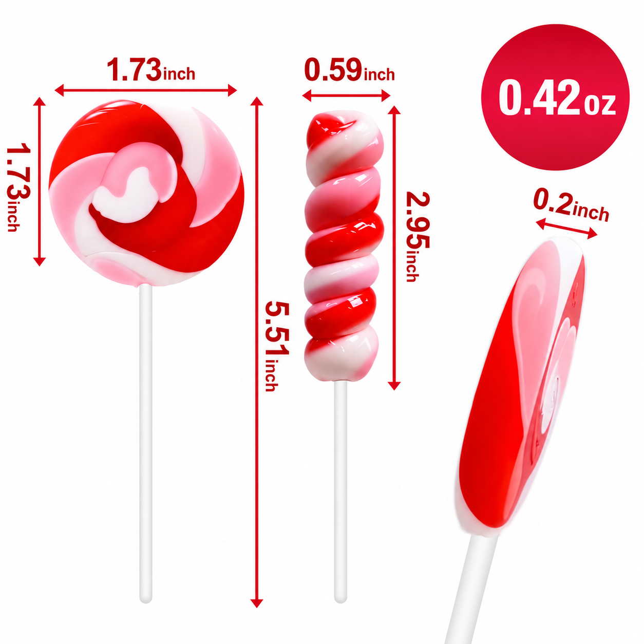 Wholesale Twisty & Swirl Lollipops, Individually Wrapped Bulk Hard Candy