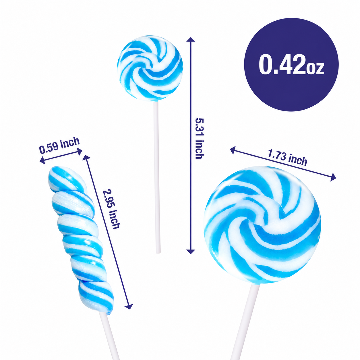 Wholesale Twisty & Swirl Lollipops, Individually Wrapped Bulk Hard Candy