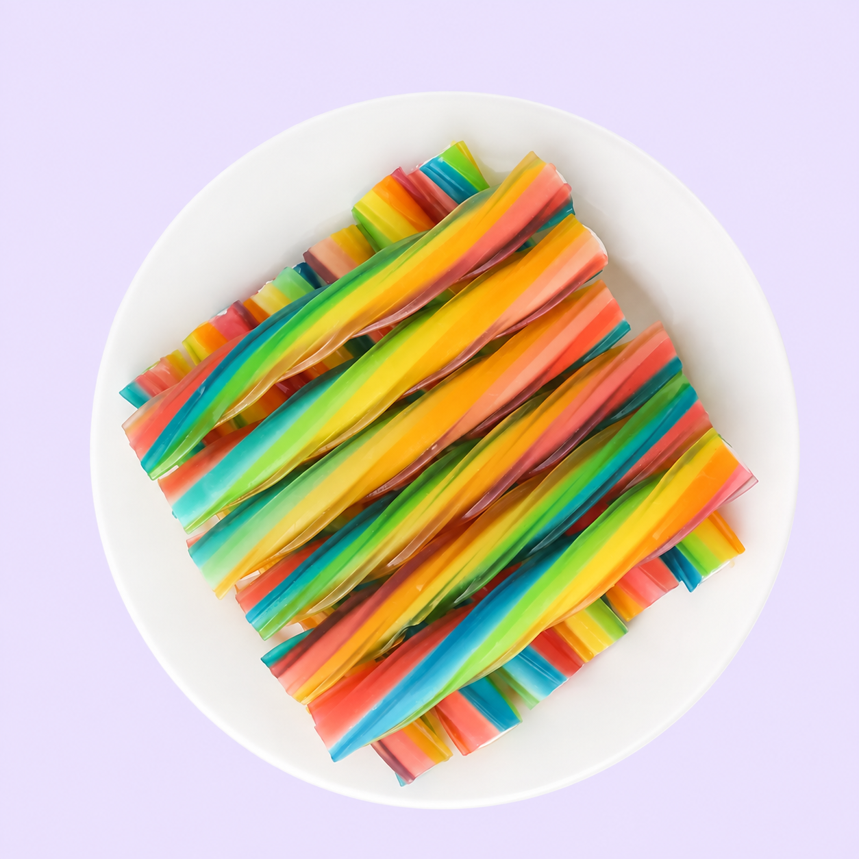 Wholesale Rainbow Soft-Filled Licorice Twists