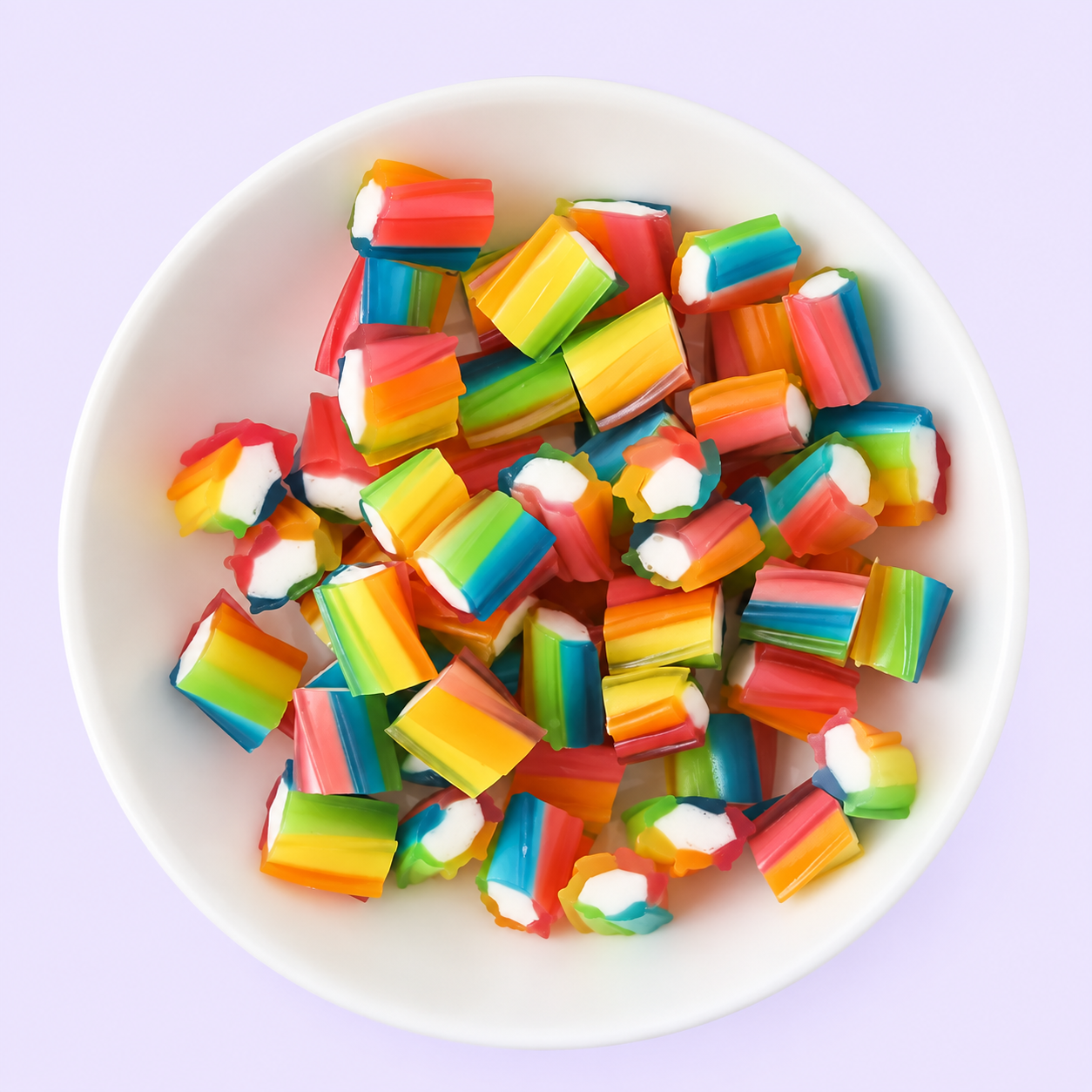 Wholesale Rainbow Soft-Filled Licorice Twists