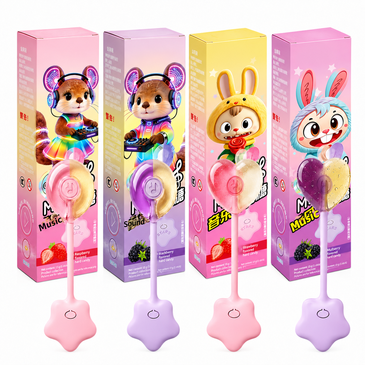 Wholesale Music Lollipops – Assorted & Seasonal Designs