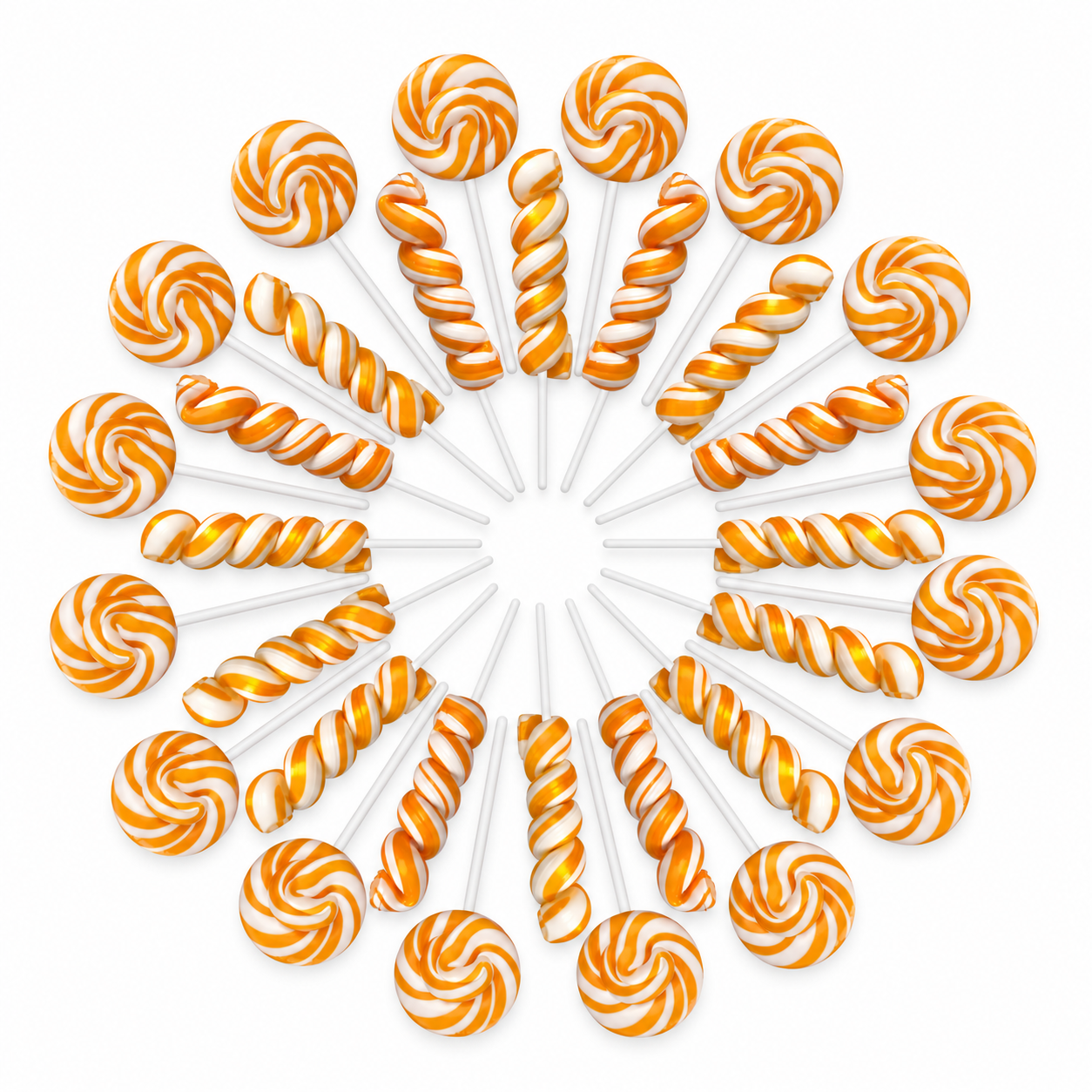 Wholesale Twisty & Swirl Lollipops, Individually Wrapped Bulk Hard Candy