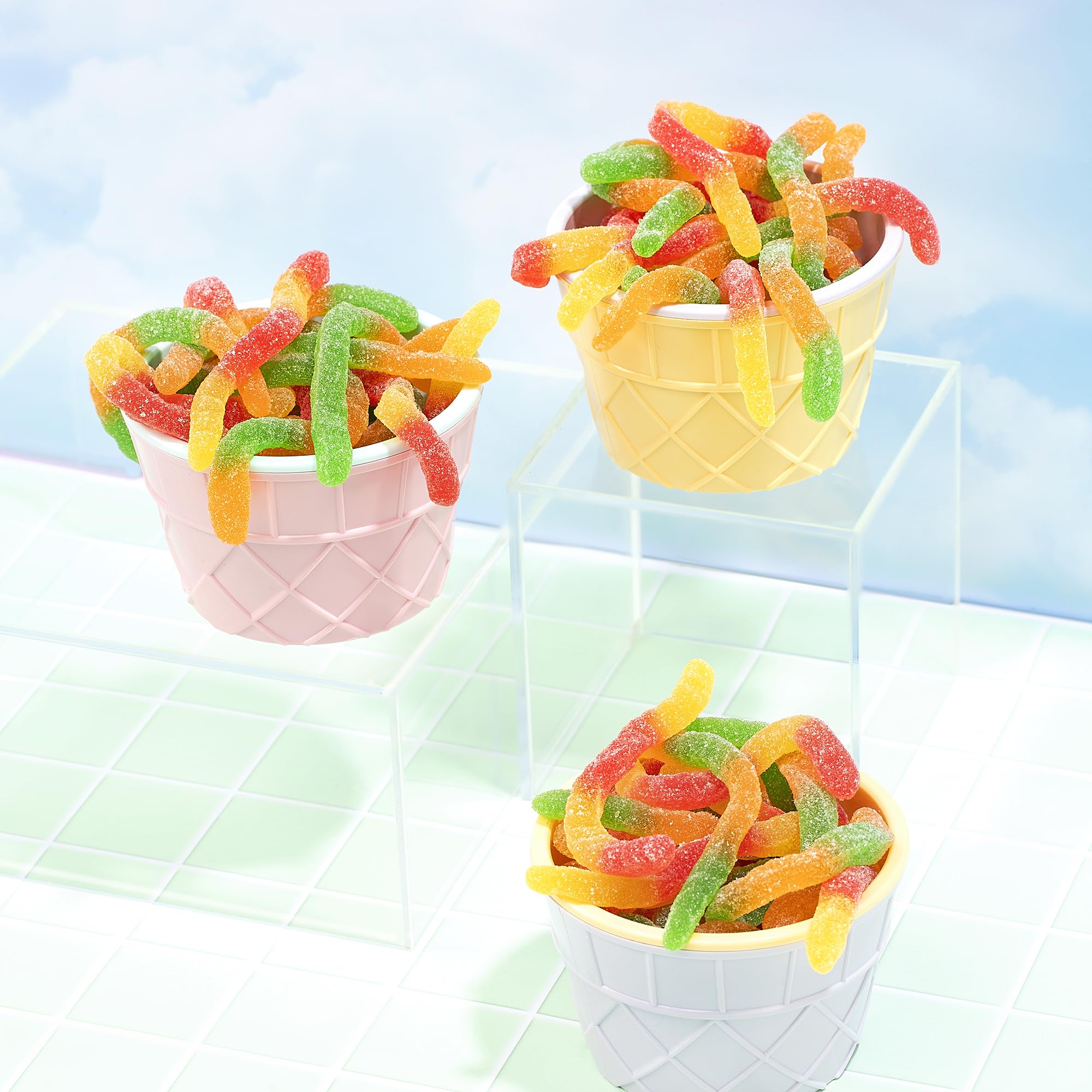Sour Gummy Candy Worms