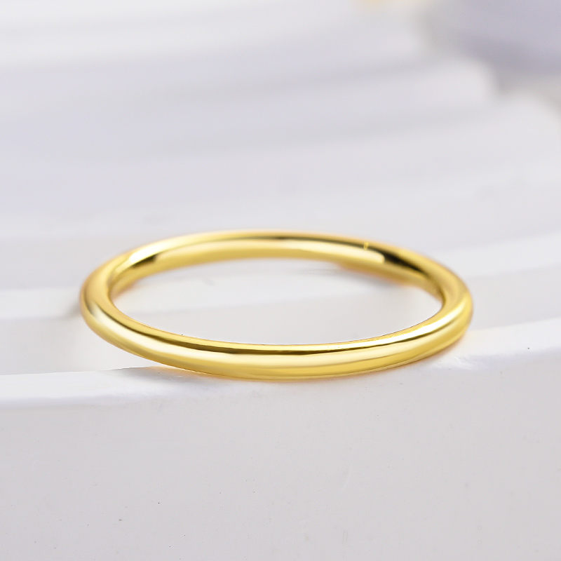 Simple Wedding Band For Women In Sterling Silver-Sterling Silver-lornajewelry