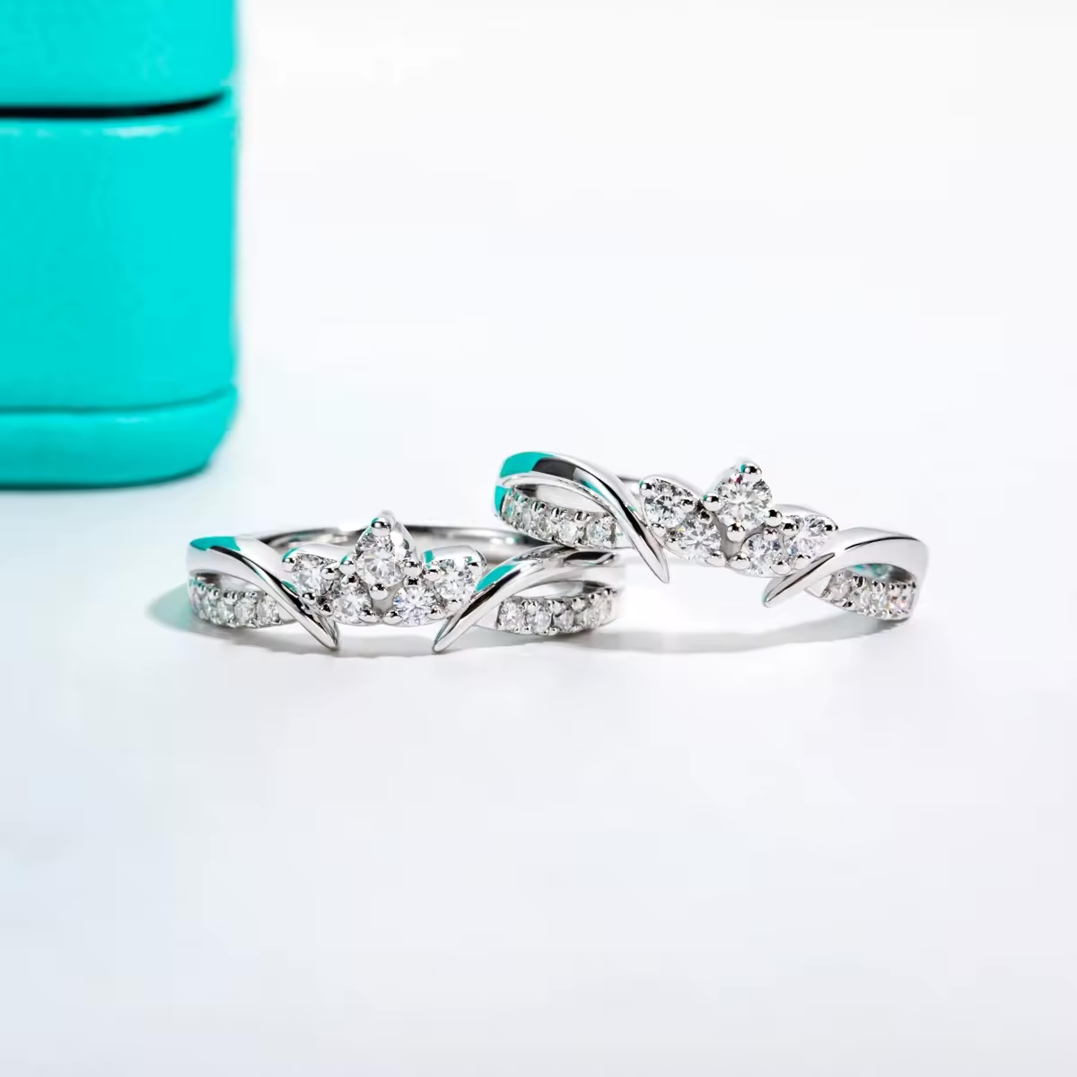 Sterling Silver Guard Ring Enhancer for Engagement Rings Stackable Elegant Adjustable